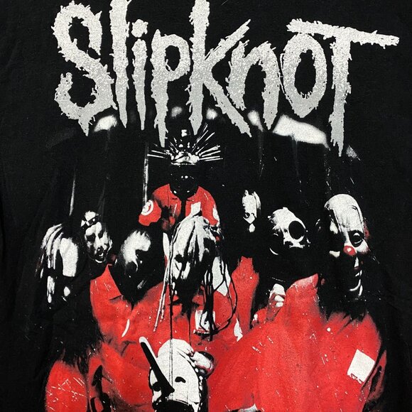 Slipknot Heavy Metal Band Self-Titled Album Cover Art T-Shirt Medium - Picture 2 of 4